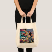 Urban Graffiti & Pickup Artiest Tote Bag (Voorkant (product))
