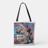 Urban Graffiti & Pickup Artiest Tote Bag (Achterkant)