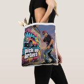 Urban Graffiti & Pickup Artiest Tote Bag (Dichtbij)