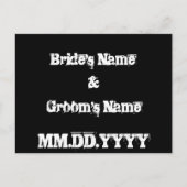 Urban Graffiti Save the Date Briefkaart (Voorkant)