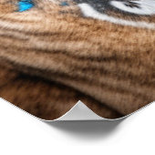 Urban Graffiti Street Art Brindle Pitbull Lover Poster (Hoek)