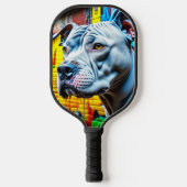 Urban Graffiti Street Art City Pitbull Lover Pickleball Paddle (Voorkant)