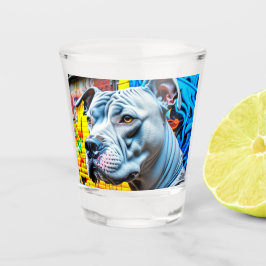 Urban Graffiti Street Art City Pitbull Lover Shot Glas