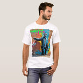 Urban Graffiti Street Art Cool Graphic T-shirt (Voorkant volledig)