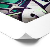 Urban Graffiti / Street Art Large Poster (Hoek)