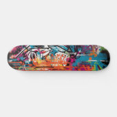 Urban Graffiti Street Art Skateboard (Horizontaal)