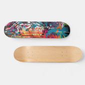 Urban Graffiti Street Art Skateboard (Horizontaal)