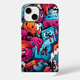 Urban Graffiti Street Art Splash iPhone 14 Hoesje