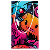 Urban Graffiti Street Art Splash Klein Cadeauzakje (Achterkant)