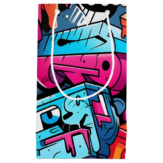 Urban Graffiti Street Art Splash Klein Cadeauzakje (Voorkant)