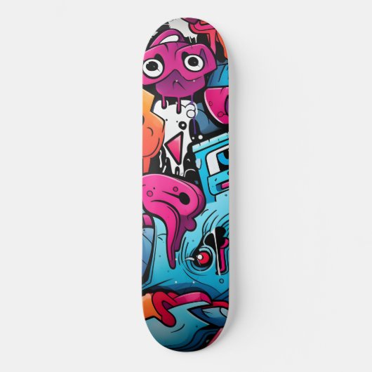 Urban Graffiti Street Art Splash Persoonlijk Skateboard (Voorkant)
