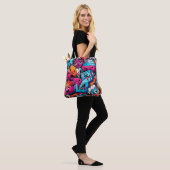 Urban Graffiti Street Art Splash Tote Bag (Op model)