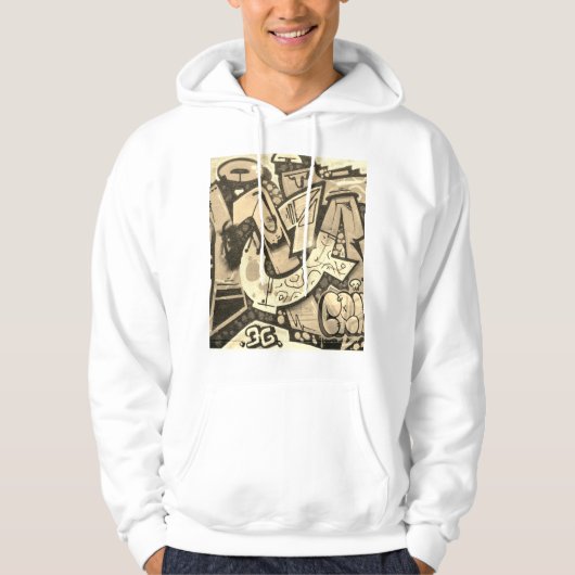 Urban Graffiti Street Art Style hoodie (Voorkant)