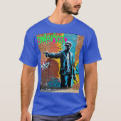 Urban Graffiti Street Art Wall Design T-shirt (Voorkant)