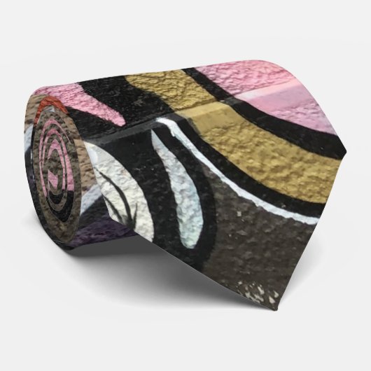 Urban Graffiti Stropdas (Opgerold)