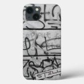 Urban Graffiti Style Hoesje-Mate iPhone Case (Achterkant)