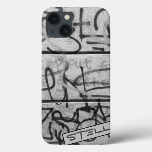 Urban Graffiti Style Hoesje-Mate iPhone Case (Achterkant)