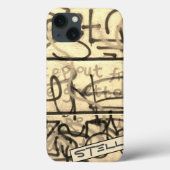 Urban Graffiti Style Hoesje-Mate iPhone Case (Achterkant)