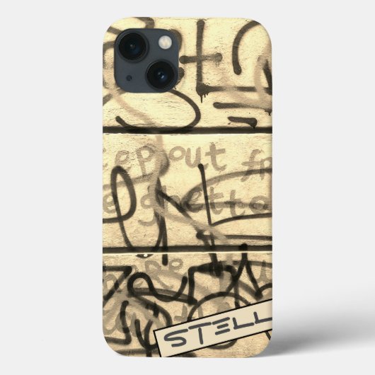 Urban Graffiti Style Hoesje-Mate iPhone Case (Achterkant)