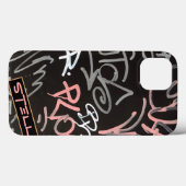 Urban Graffiti Style Hoesje-Mate iPhone Case (Achterkant (horizontaal))
