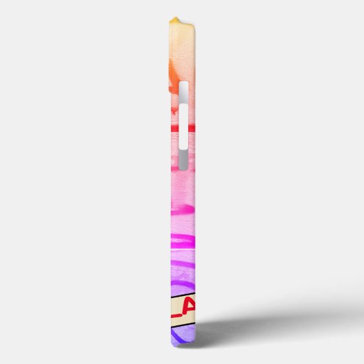 Urban Graffiti Style Hoesje-Mate iPhone Case (Achterkant / Links)