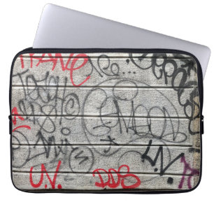 Urban Graffiti Style Laptop Sleeve