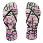 Urban Graffiti Style Teenslippers (Voetbed)