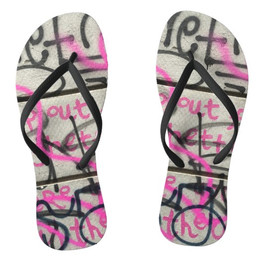 Urban Graffiti Style Teenslippers (Voetbed)