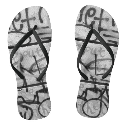 Urban Graffiti Style Teenslippers (Voetbed)