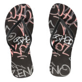 Urban Graffiti Style Teenslippers (Voetbed)