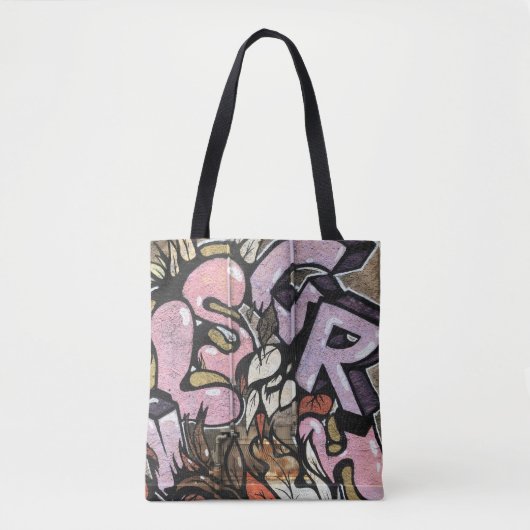 Urban Graffiti Style Tote Bag (Voorkant)