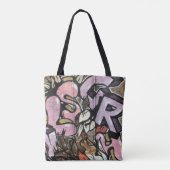 Urban Graffiti Style Tote Bag (Achterkant)
