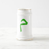 Urban Graffiti Text Art Beer Stein Bierpul (Center)