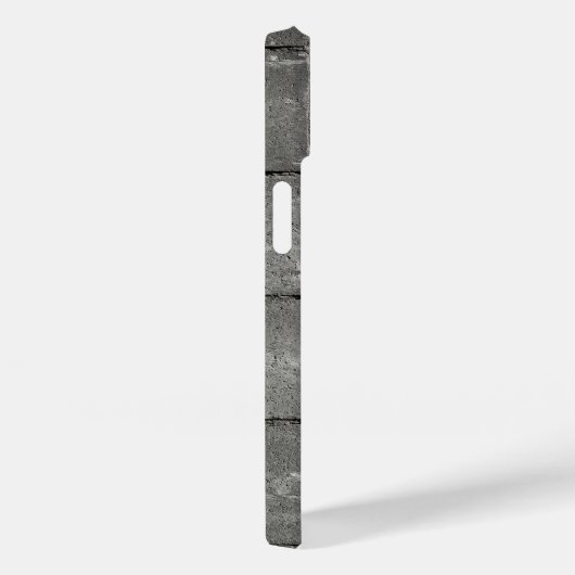 Urban Grey Brick Pavement Texture iPhone Case (Achterkant / Rechts)
