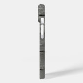 Urban Grey Brick Pavement Texture iPhone Case (Achterkant / Links)