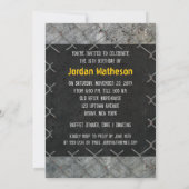 Urban Grunge 16th Birthday Dance Party Invitation Kaart (Achterkant)