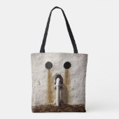 Urban Grunge Blootgestelde Waterleiding Tote Bag (Achterkant)