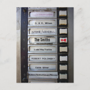 Urban Grunge Briefkaart voor adreswijziging