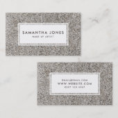 Urban Grunge Concrete Eenvoudig Modern Interieur Visitekaartje (Voorkant / Achterkant)