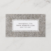 Urban Grunge Concrete Eenvoudig Modern Interieur Visitekaartje (Achterkant)