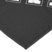 Urban Grunge Distressed Monogram Letter Tafelkleed (Gekanteld)