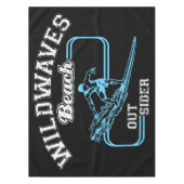 Urban Grunge Distressed Monogram Letter Tafelkleed (Voorkant)