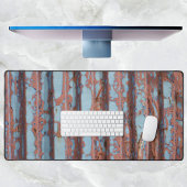 Urban Grunge Gegolfd Fotografisch Metaal Bureaumat