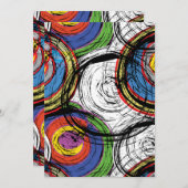 Urban Grunge Swirl Modern Pattern Kaart (Voorkant / Achterkant)