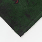 Urban Grunge Wales Flag Fleece Blanket (Hoek)