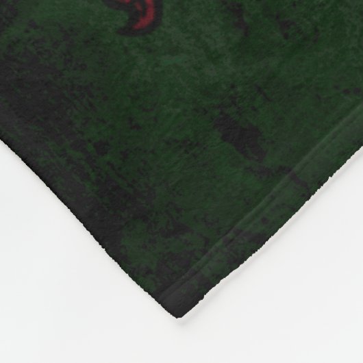 Urban Grunge Wales Flag Fleece Blanket (Hoek)