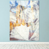 Urban Herfst Abstract Canvas Afdruk (Insitu (Houten vloer))