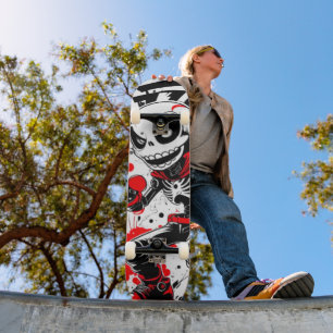 Urban Hero Manga Robot Skelet Skateboarddek Persoonlijk Skateboard