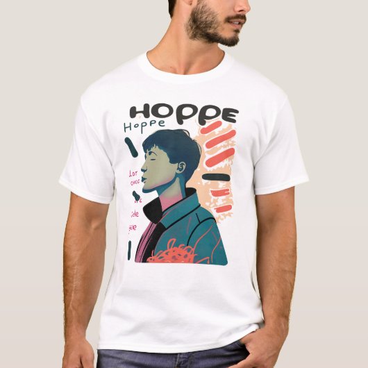 Urban Hope - Abstract Portrait Illustration T-shirt (Voorkant)