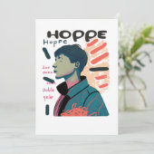 Urban Hope - Abstracte Portretillustratie Kaart (Staand voorkant)